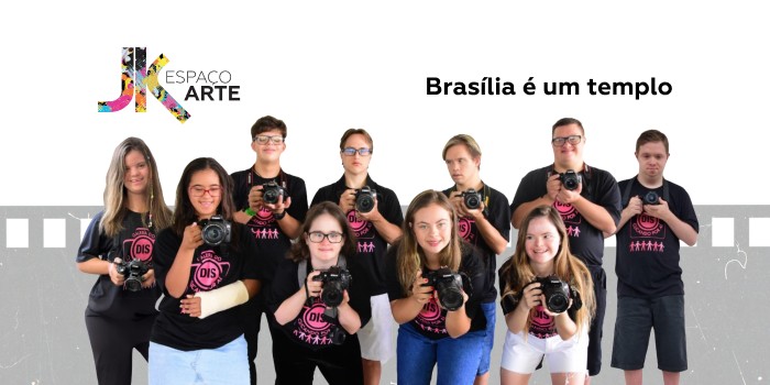 JK Shopping recebe exposição “Brasília é um Templo”, com fotos feitas por jovens com Síndrome de Down